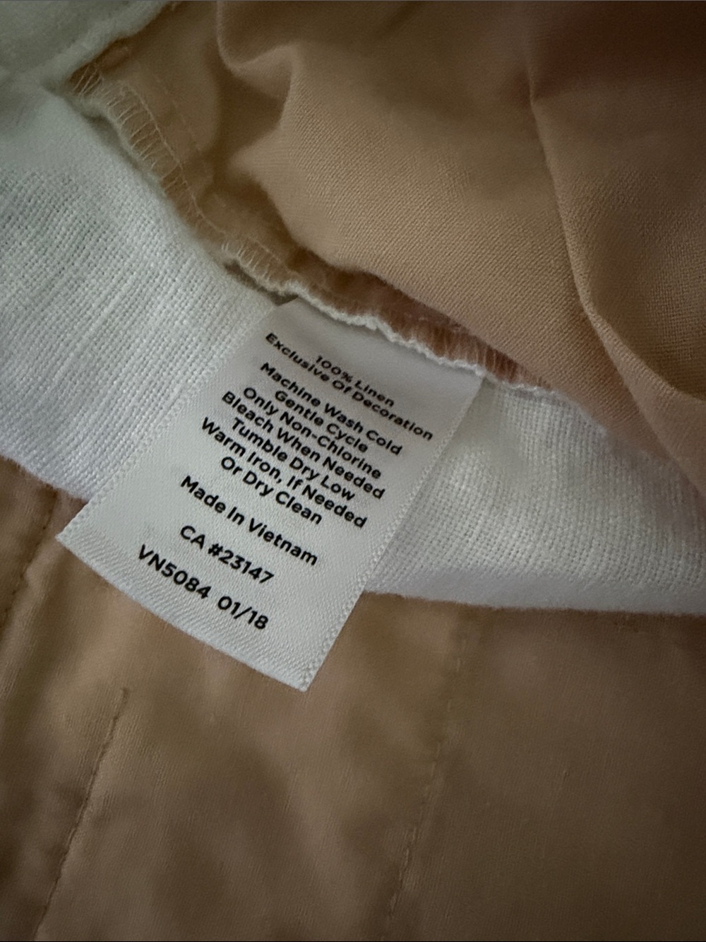 Talbots White Linen Drawstring Cropped Capri Pants - Picture 3 of 6